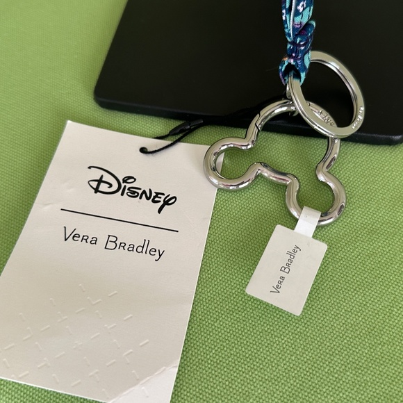 VERA BRADLEY DISNEY BREAKAWAY LANYARD:NWT MICKEY & MINNIE'S VINE FLORAL - Picture 4 of 11